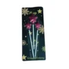 Set x3 Velas Estrella Magenta en Vara Larga "Feliz Cumpleaños"